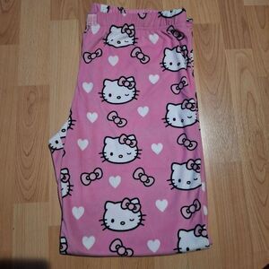 HELLO KITTY Valentines Pink Pajama Pants